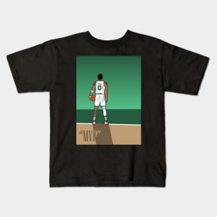 Jayson Tatum MVP Chants Kids T-Shirt